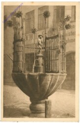 Nürnberg, Dudelsackpfeifer-Brunnen, Ebnergasse
