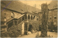 ak203058 Nürnberg, Burghof