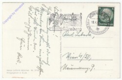 ak203066a Nürnberg, Blick zur Burg