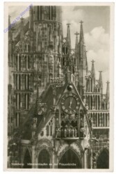 ak203068 Nürnberg, Männleinlaufen an der Frauenkirche