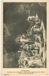 ak203099 Rembrandt, Christus heil die Kranken