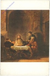 ak203104 Rembrandt, Die Jünger von Emmaus