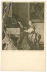 ak203130 Vermeer: Lady seated at the virginals