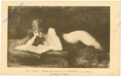 ak203138 Henner, J-J.: La Liseuse
