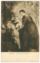 ak203142 P.P. Rubens, Saint-Franqois et la Vierge