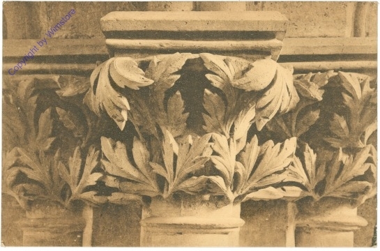 ak203167 Naumburg, Dom, Kapitäle Westlettner