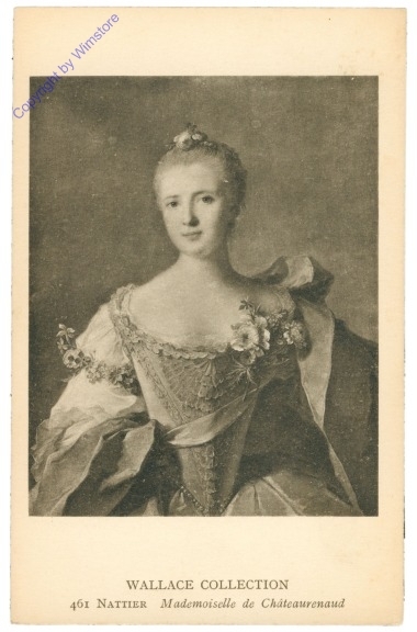 ak203170 Nattier: Mademoiselle de Chateaurenaud