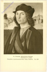 Francia, Fr.: Männliches Portrait