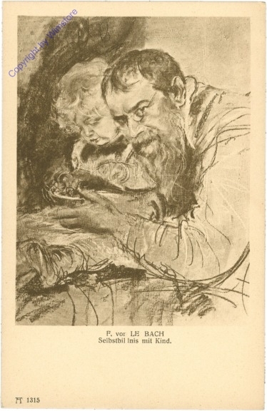 Le Bach, F.: Selbstbildnis mit Kind