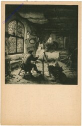 Ostade, Adriaen van: Der Künstler in seiner Werkstatt