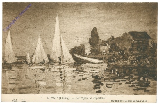 Monet: Les Regates a Argenteuil