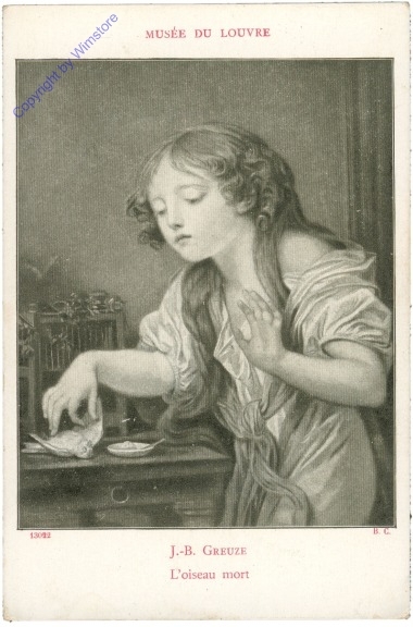 ak203439 Greuze, J.-B.: L'oiseau mort
