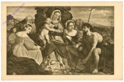 Vecchio, Palma: The Virgin an Child, with Saints