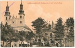 Maria Lanzendorf, Wallfahrtskirche mit Calvarien-Berg
