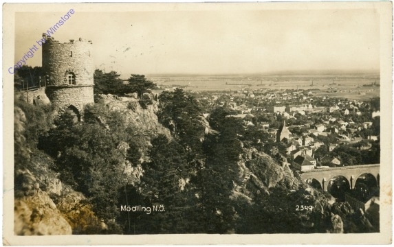 ak203585 Mödling, Ortsansicht