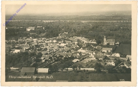 Petronell-Carnuntum, Fliegeraufnahme