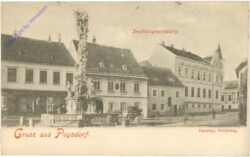 Poysdorf, Gruss aus, Dreifaltigkeitsplatz