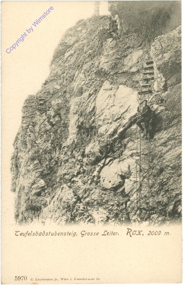 ak203597 Rax, Teufelsbadstubensteig, Große Leiter