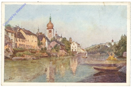 ak203619 Waidhofen an der Ybbs, Torturm, Unter der Leiten u. Zeller Schlößl