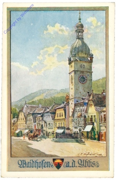 ak203620 Waidhofen an der Ybbs, Ortsansicht