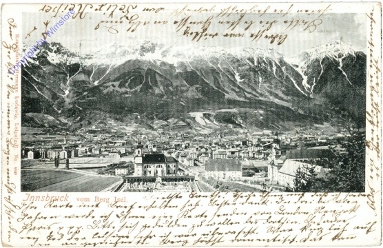 Innsbruck, vom Berg Isel