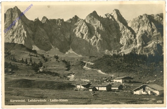 Karwendel, Laliderwände, Ladiz-Almen