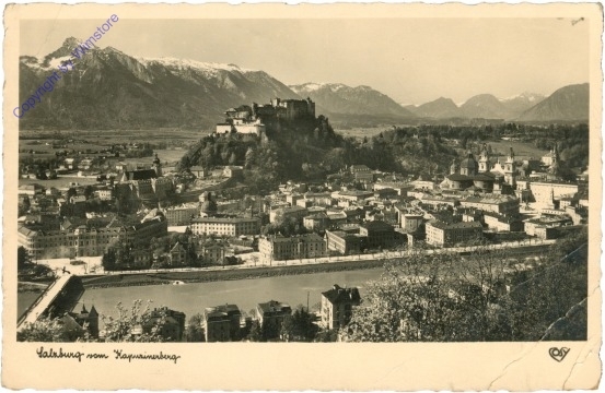 Salzburg, vom Kapuzinerberg