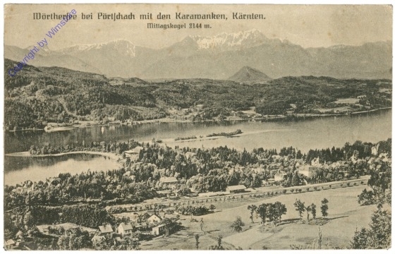 ak203908 Pörtschach, mit den Karawanken