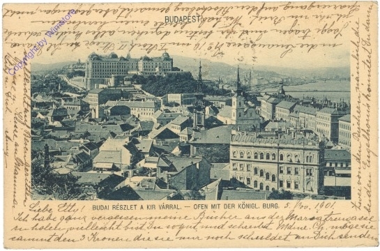 Budapest, Ofen mit der königlichen Burg