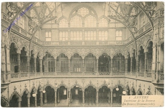 ak203994 Antwerpen, Interieur de la Bourse