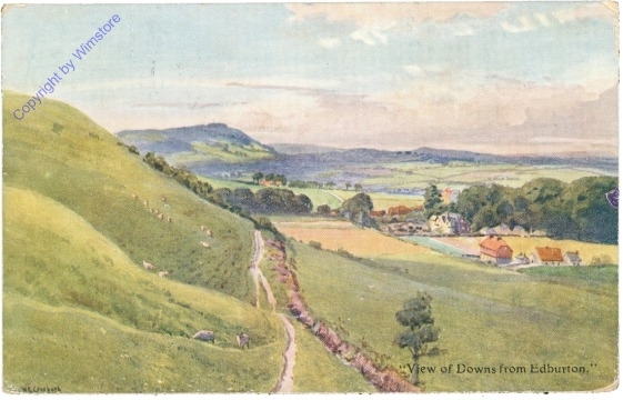 Edburton, View of Downs
