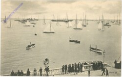 Isle of Wight, Yachts racing at Cowes Regatta