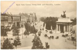 London, Hyde Park Corner, Green Park & Piccadilly