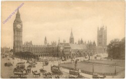 London, Clock Tower and Houses of Parliament