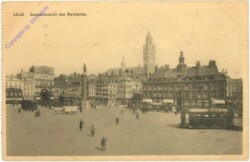 Lille, Gesamtansicht des Marktplatzes