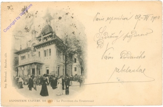 ak204074 Paris, Exposition Univers, Le Pavillon du Transvaal