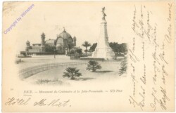 Nizza (Nice), Monument du Centenaire et la Jetree-Promenade