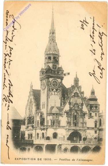 ak204083 Paris, Exposition de 1900, Pavillon de l'Allemagne