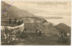 ak204086 La Turbie, Vue sur le Cap Martin