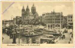 Amsterdam, P.H. Kade m. St. Nicolaaskerk