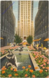 New York: New York City, Garden Plaza of Rockefeller Center