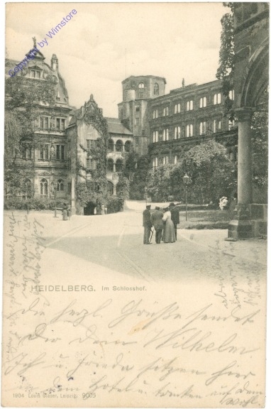 Heidelberg, Im Schlosshof