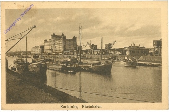 ak204139 Karlsruhe, Rheinhafen