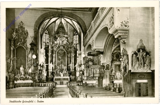 Grünsfeld, Kircheninneres