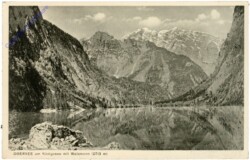ak204188 Königsee, Obersee mit Watzmann