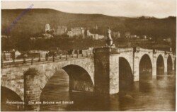 Heidelberg, Die alte Brücke mit Schloss