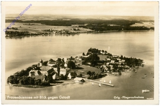 Frauenchiemsee, mit Blick gegen Gstadt