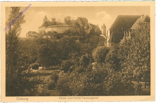 Coburg, Veste und Hotel Festungshof