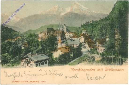 Berchtesgaden, mit Watzmann