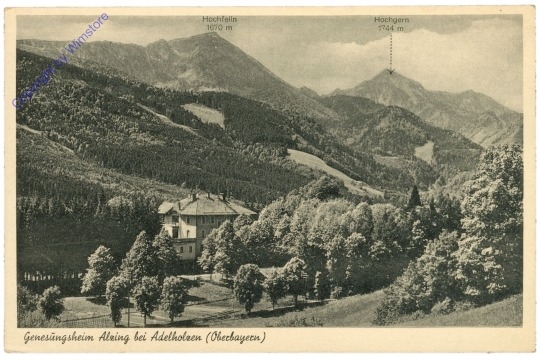 Alzing, bei Adelholzen, Genesungsheim